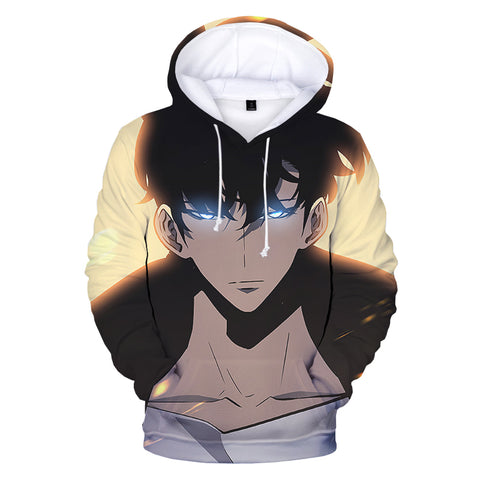 Image of Anime Solo Leveling Sung Jin Woo 3D Printed Hoodies Sweatshirts