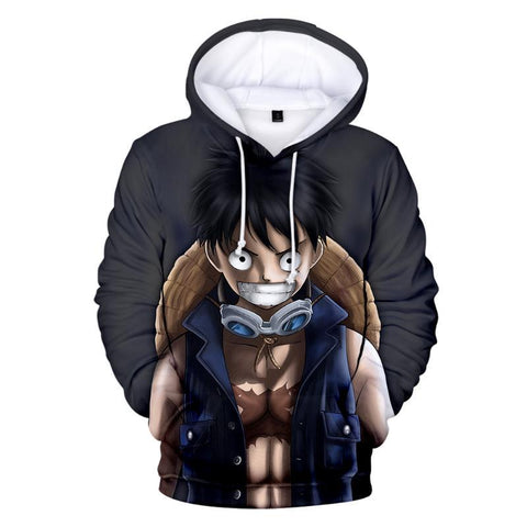 Image of One Piece 3D Print Hoodies - Anime Casual Sweatshirts