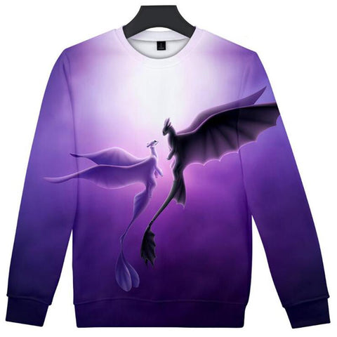 Image of How To Train Your Dragon Jacket - Anime 3D Print Hooded Sweatshirts