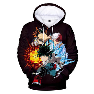 Anime My Hero Academia Hoodies - 3D Sweatshirts Hooded Pullovers