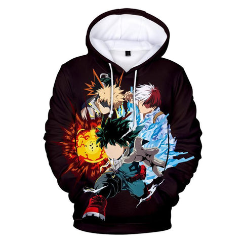 Image of Anime My Hero Academia Hoodies - 3D Sweatshirts Hooded Pullovers