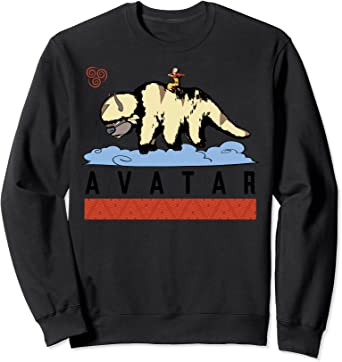 Image of Avatar: The Last Airbender Hoodies - Avatar California Flag Parody Sweatshirt