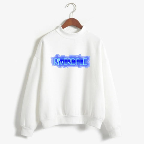 Image of Riverdale Ｍock Turtlenecks - Riverdale Series Super Cool Logo Icon Ｍock Turtleneck