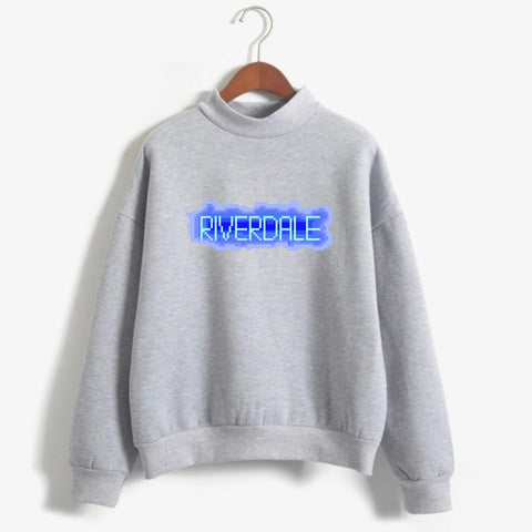 Image of Riverdale Ｍock Turtlenecks - Riverdale Series Super Cool Logo Icon Ｍock Turtleneck