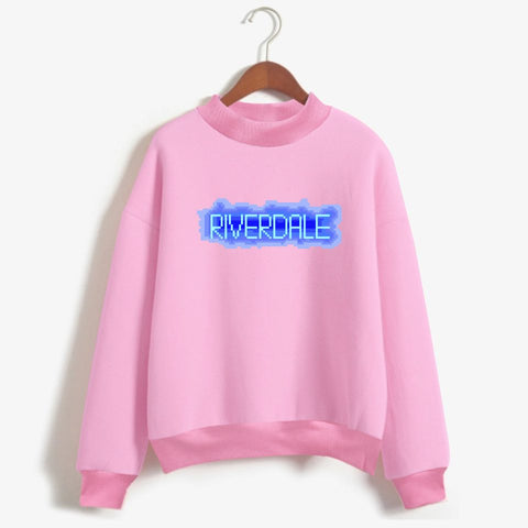 Image of Riverdale Ｍock Turtlenecks - Riverdale Series Super Cool Logo Icon Ｍock Turtleneck