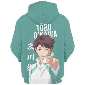 Anime Haikyuu Costume Hoodie Pullover - 3D Printed Hooded Sweatshirt