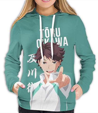 Image of Anime Haikyuu Costume Hoodie Pullover - 3D Printed Hooded Sweatshirt