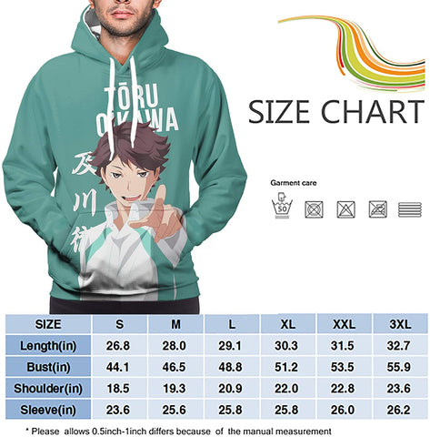 Image of Anime Haikyuu Costume Hoodie Pullover - 3D Printed Hooded Sweatshirt