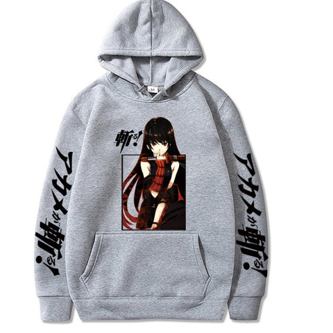 Image of Akame Ga Kill Hot Anime Hoodie Pullover Long Sleeve Hip Hop Sweatshirt