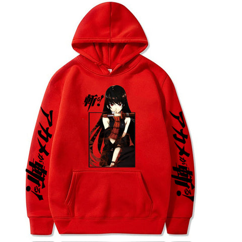 Image of Akame Ga Kill Hot Anime Hoodie Pullover Long Sleeve Hip Hop Sweatshirt