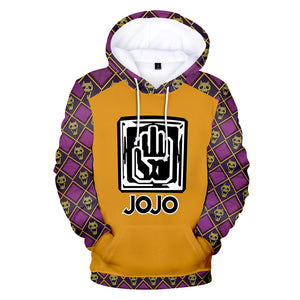 Anime 3D JOJO Bizarre Adventure Hoodie Sweatshirt