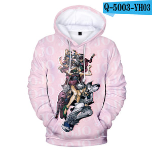 Anime 3D JOJO Bizarre Adventure Hoodie Sweatshirt