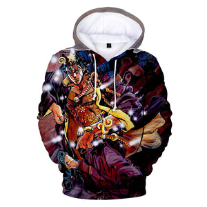 Anime 3D JOJO Bizarre Adventure Hoodie Sweatshirt