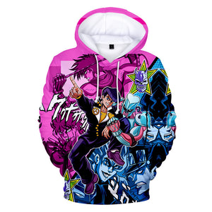 Anime 3D JOJO Bizarre Adventure Hoodie Sweatshirt