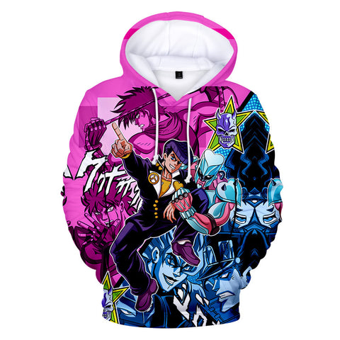 Image of Anime 3D JOJO Bizarre Adventure Hoodie Sweatshirt