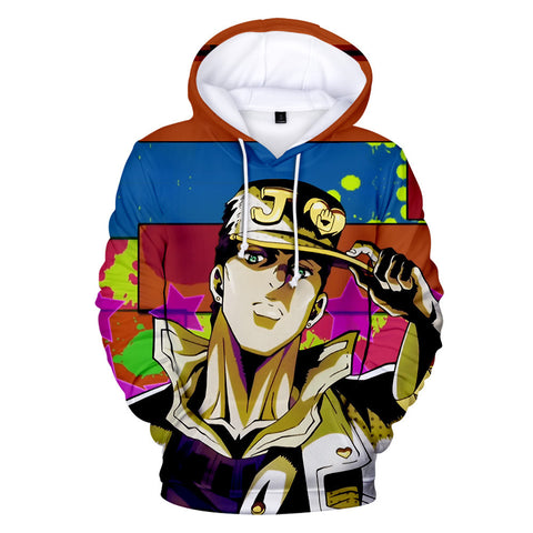 Image of Anime 3D JOJO Bizarre Adventure Hoodie Sweatshirt