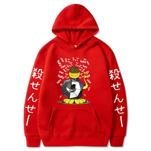 Anime Assassination Classroom Korosensei Hooded Sweatshirt Loose Casual Pullover Oversized Hoodie