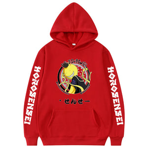 Anime Assassination Classroom Korosensei Hoodie Fashion Manga Streetwear Unisex Coat