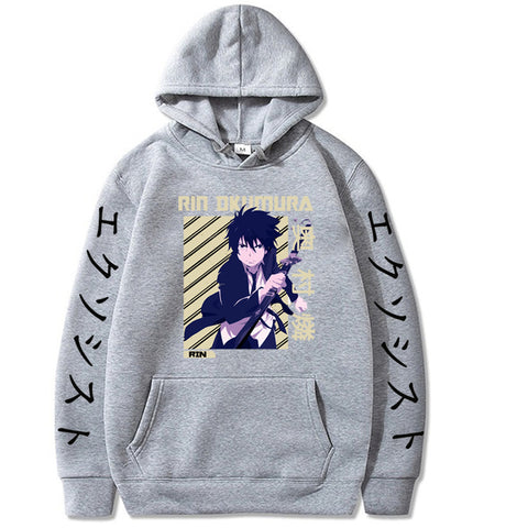 Image of Anime Blue Exorcist Hoodie Unisex Long Sleeve Pullover Tracksuit Streetwear Fashion Clothes