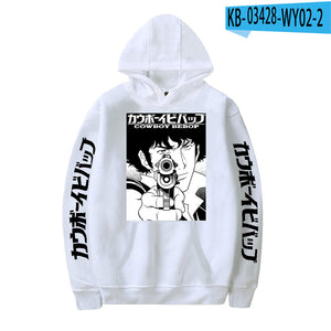 Anime Cowboy Bebop Hoodie Unisex Hip Hop Sweatshirt Loose Streetwear Pullover