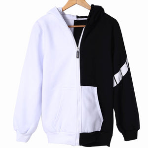 Dangan Ronpa Monobear Monokuma Hoodies -  Zip Up Cosplay Anime Hoodie