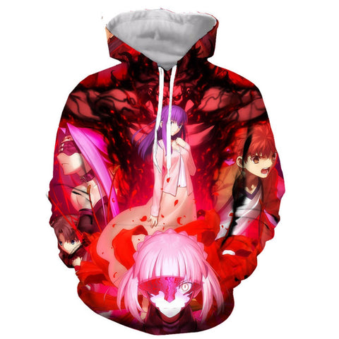 Image of Anime Fate Stay Night 3D Printed Hoodie Sweatshirt Pullover