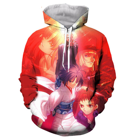 Image of Anime Fate Stay Night 3D Printed Hoodie Sweatshirt Pullover