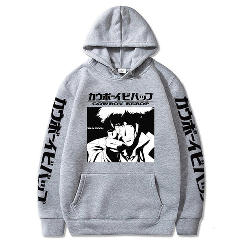 Image of Anime Cowboy Bebop Spike Spiegel Hoodie Pullover Hooded Sweatshirts