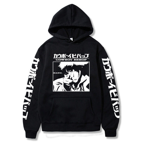 Image of Anime Cowboy Bebop Spike Spiegel Hoodie Pullover Hooded Sweatshirts