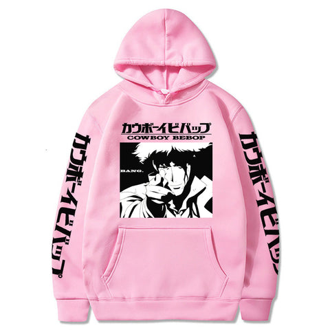 Image of Anime Cowboy Bebop Spike Spiegel Hoodie Pullover Hooded Sweatshirts