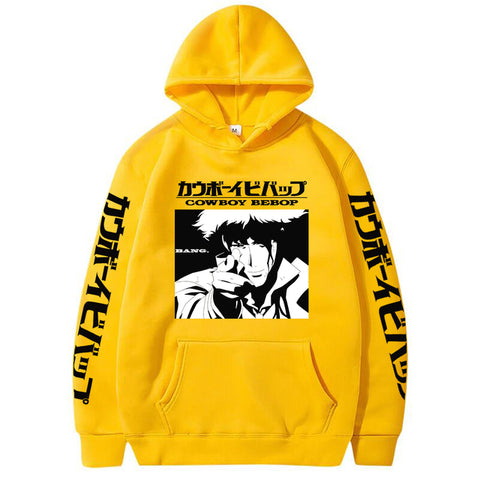 Image of Anime Cowboy Bebop Spike Spiegel Hoodie Pullover Hooded Sweatshirts