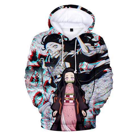 Image of Anime Demon Slayer Hoodies - Kamado Nezuko 3D Printed Streetwear