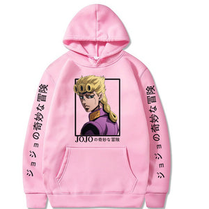 Anime Hoodie Jojo's Bizarre Adventure Casual Loose Unisex Pullover Sweatshirt