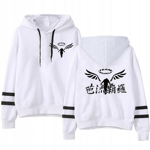 Anime Tokyo Revengers Hoodie Team Walhalla Sweatshirts Cozy Tops Pullovers