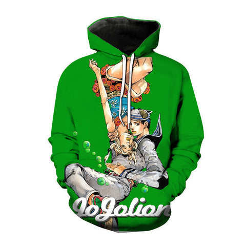 Image of Anime JOJO's Bizarre Adventure 3D Hoodies Oversized Harajuku Pullover Sweatshirt