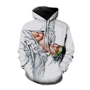 JOJO's Bizarre Adventure Hoodies Oversized Pullover Anime Hooded Sweatshirt