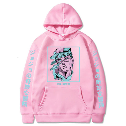 Image of Anime Jojo's Bizarre Adventure Hoodie Jotaro Kujo Vaporwave Sweatshirts