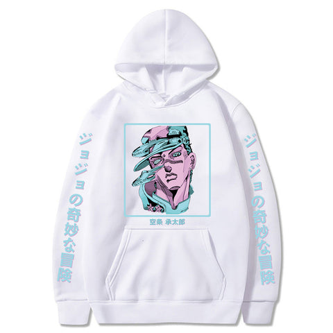 Image of Anime Jojo's Bizarre Adventure Hoodie Jotaro Kujo Vaporwave Sweatshirts