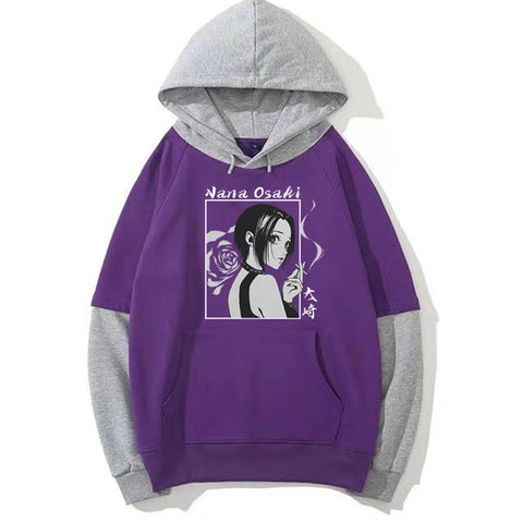 Image of Anime Nana Osaki Printed Hoodies Harajuku Hip Hop Streetwear Unisex Sweatshirts