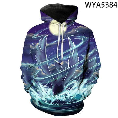 Image of Anime Pokemon Pullover - 3D Printed Sweatshirt Hoodie