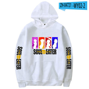 Japanese Anime Soul eater Hoodies Hot Sale Casual Streetwear Pullover