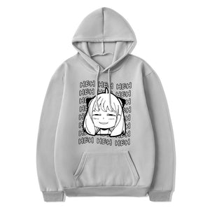 Anime Spy X Family Anya Forger Hoodies Long Sleeve Manga Harajuku Sweatshirts Unisex Streetwear Pullover