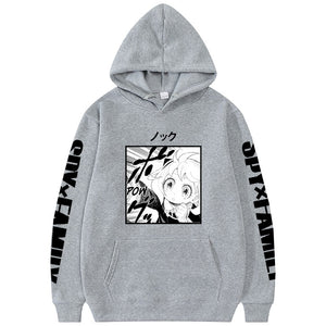 Anime Spy X Family Anya Forger Print Hoodies Loose Unisex Aesthetic Hooded Sweatshirt