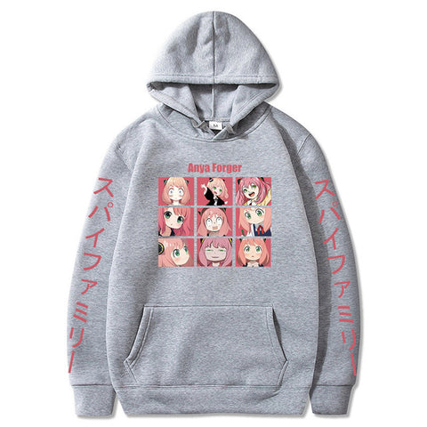 Image of Anime Spy X Family Anya Forgeri Hoodie Pocket Sweatshirt