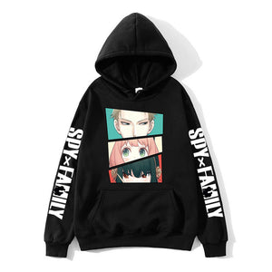 Anime Spy X Family Hoodies Anya Loid Yor Forger Aesthetic Sweatshirt