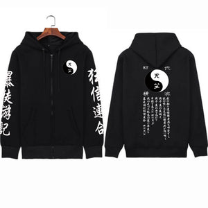 Anime Tokyo Revengers Pullovers Tops Zipper Long Sleeve Winter Hoodie