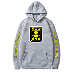 Assassination Classroom Hoodie Anime Korosensei Casual Streetwear Pullovers