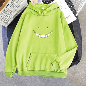 Assassination Classroom Hoodies Korosensei Anime Print Tracksuits Fashion Streetwear Oversized Sweatshirts