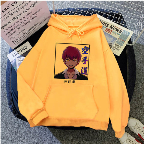 Image of Assassination Classroom Hoodies Hip Hop Sweatshirt Karma Akabane Anime Hoodies