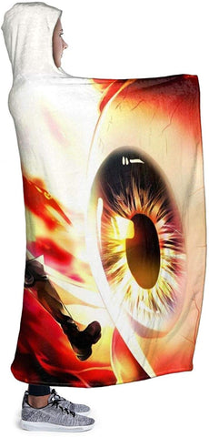 Image of Anime Attack On Titan Hooded Blanket